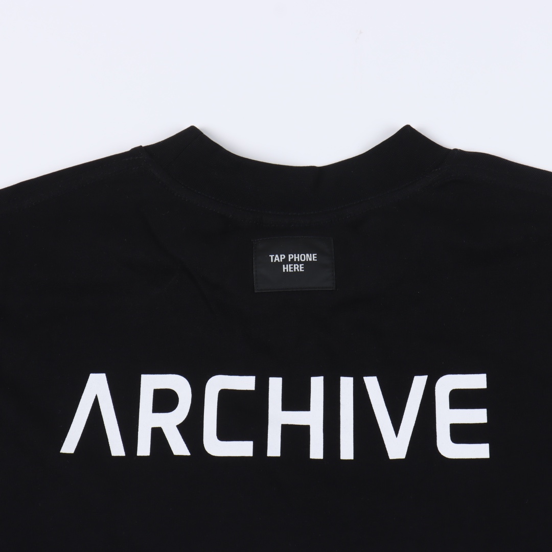 Balenciaga printed short-sleeved T-shirt "Black"（739028TQVA11569）