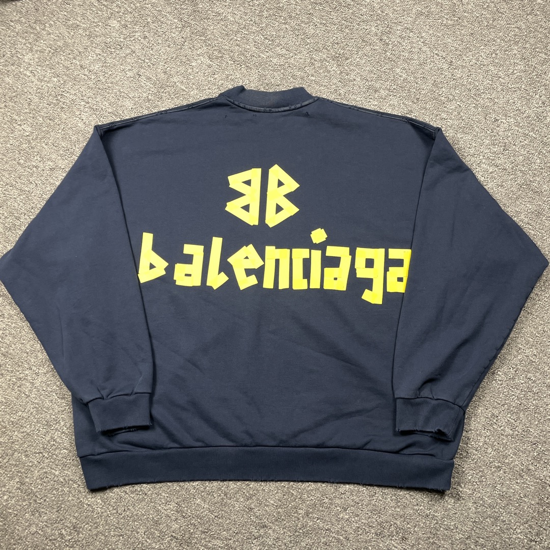 Balenciaga SS23 letter print sweatshirt（744701TOVB14140）