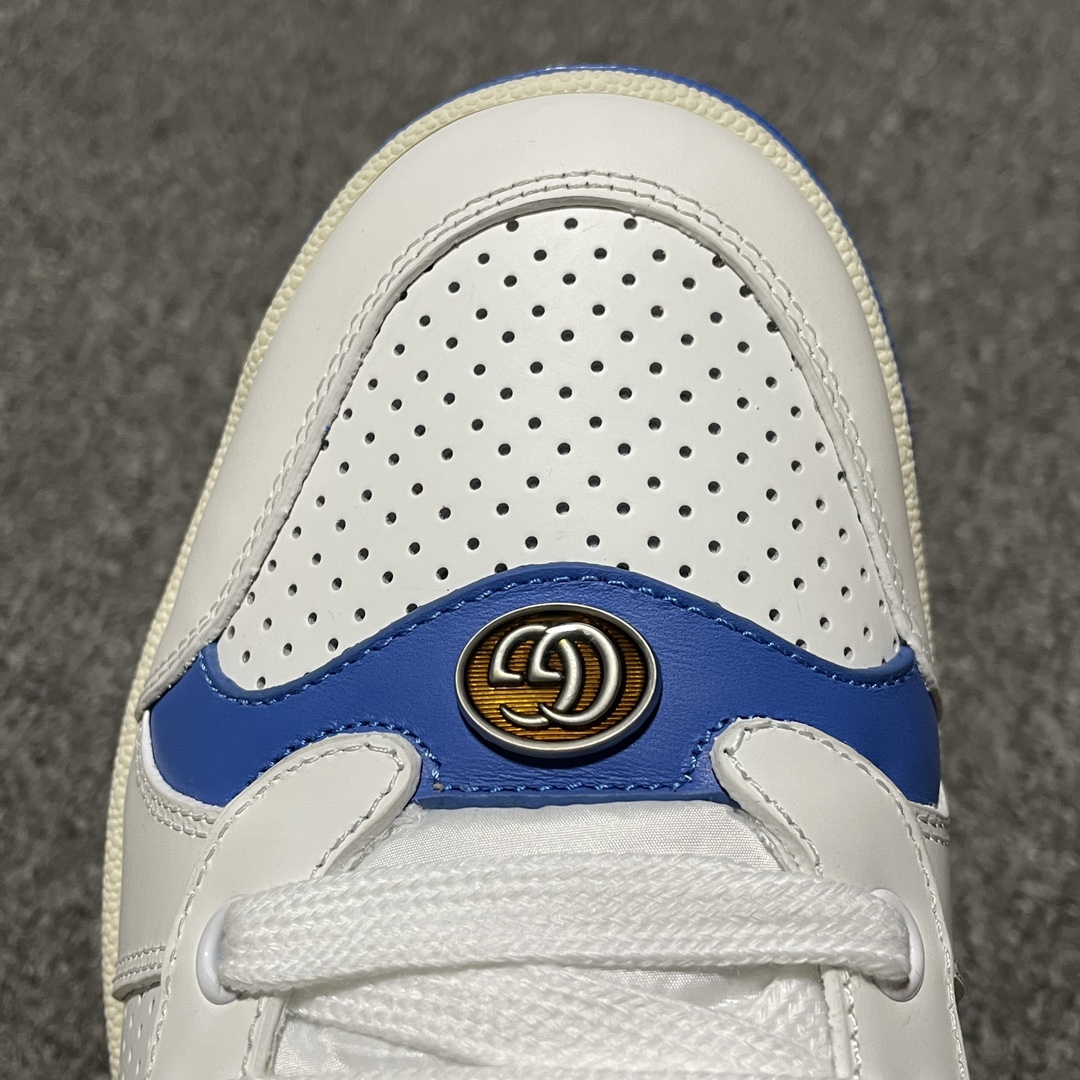 Gucci Screener Smooth Leather Sneakers（765054AACV89055）