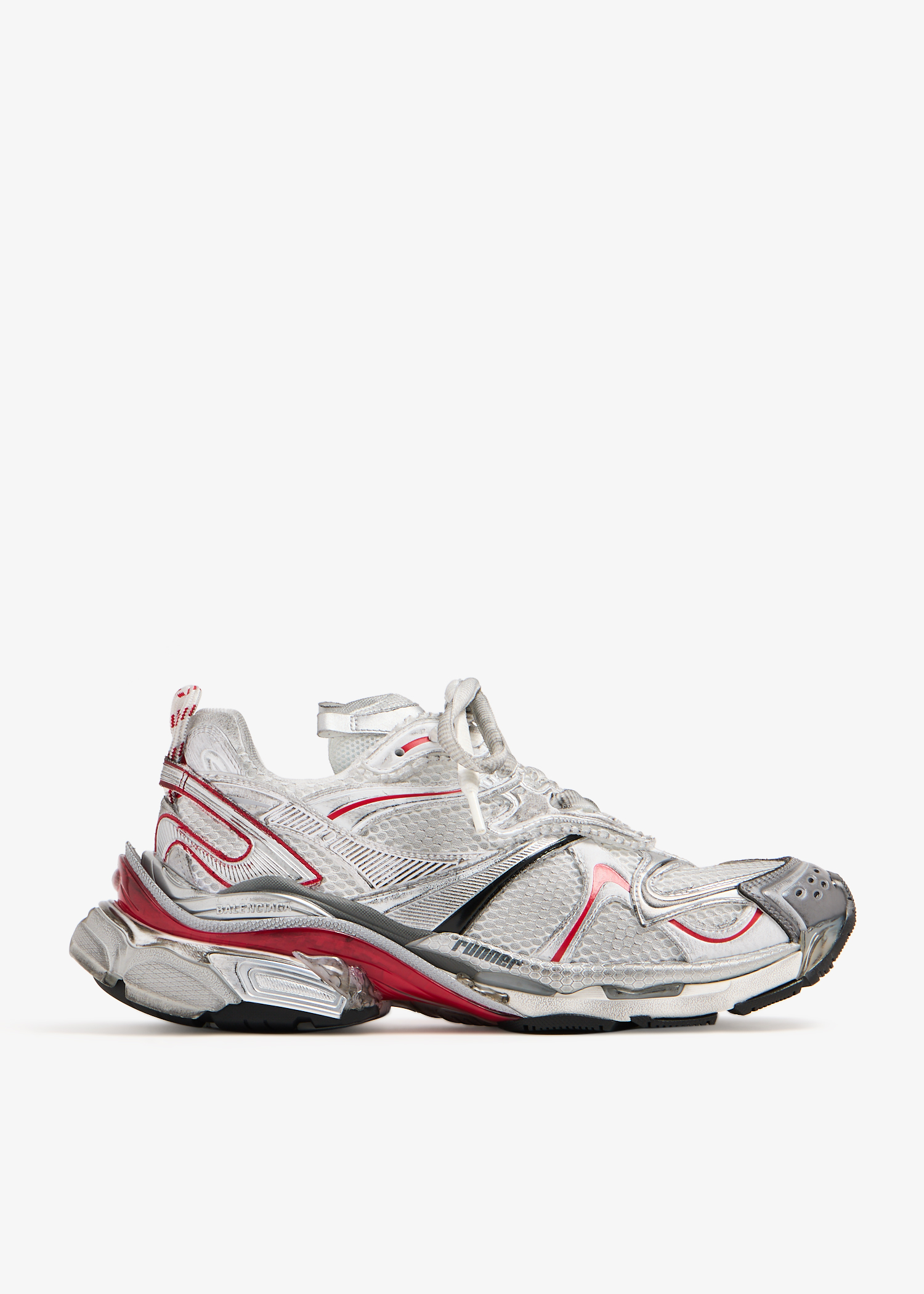 Balenciaga runner 2.0 男士运动鞋- 灰色阿联酋| level shoes