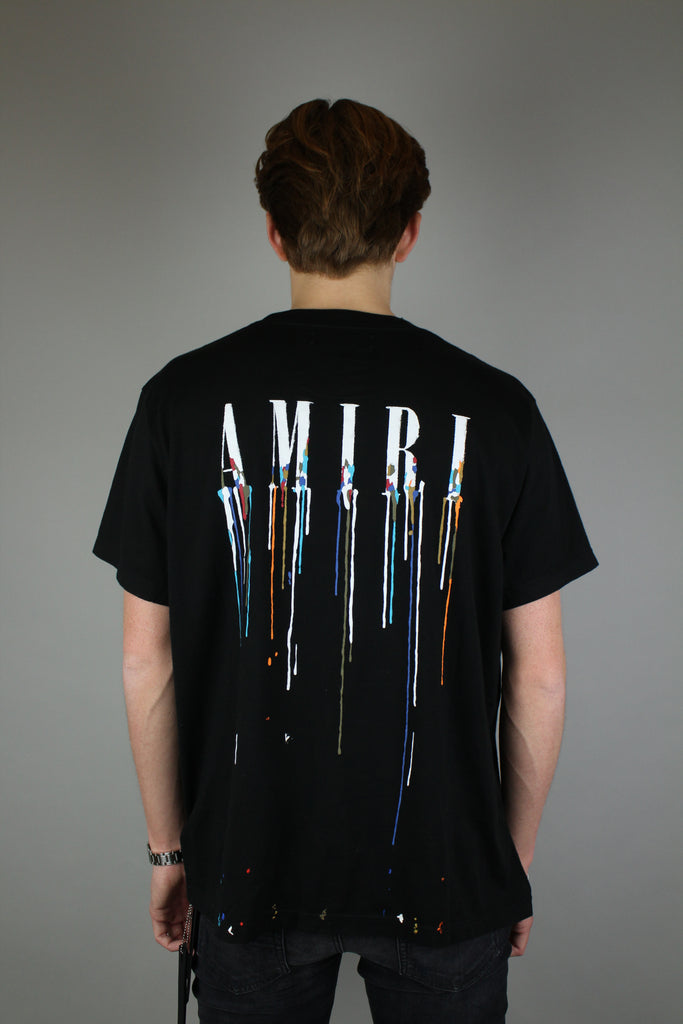 Amiri Paint Drip Core Logo T-shirt 'Black' &ndash; The Attic