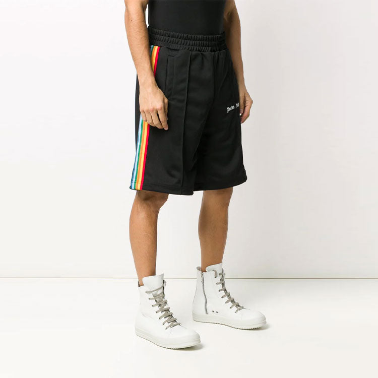 Palm Angels Rainbow Track Short 'Black' PMCB011E20FAB0061084