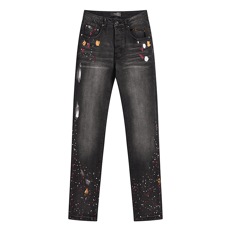 Amiri Men's Black Painter Skinny-Fit Jeans (AMDNSY1134）
