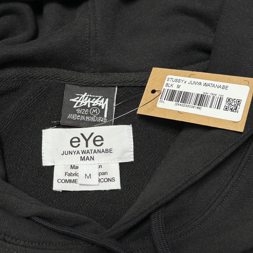 Stussy x JUNYA WATANABE Hooded Vest hooded sweatshirt(wmt9091001）