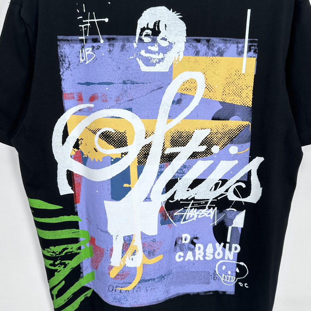 Stussy David Carson Dino Tee 'White'（3903910-1）