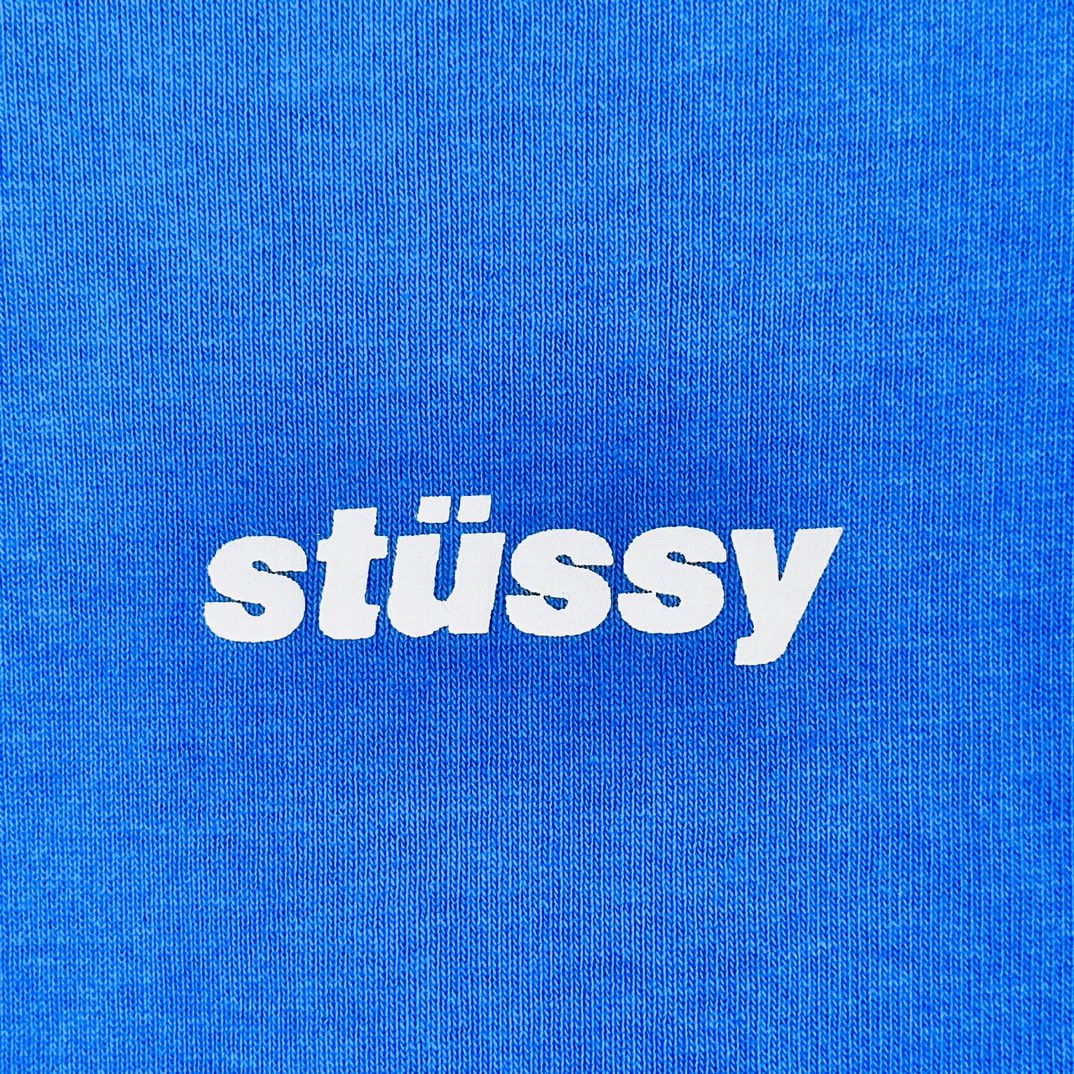 Stüssy Wave Short Sleeve Crew 'Blue'（1140348）