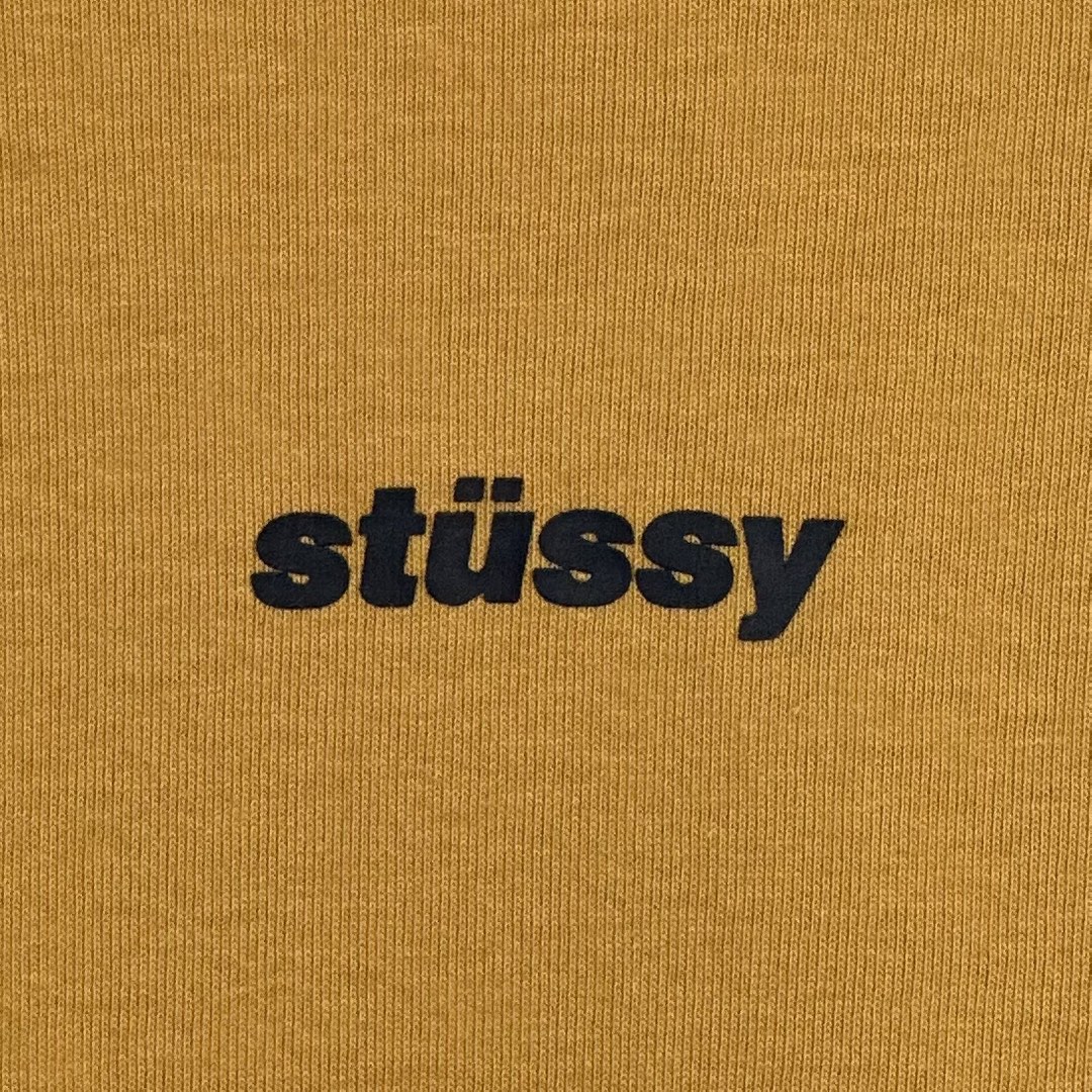 Stüssy Wave Short Sleeve Crew 'yellow'（1140348）