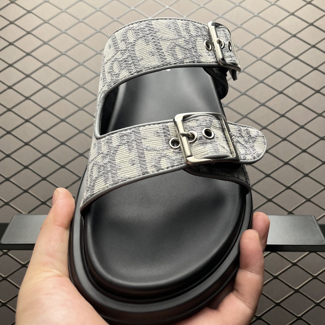 Dior MENS Dior Aqua Sandal Dior Oblique Jacquard(3SA135ZSA_H611)