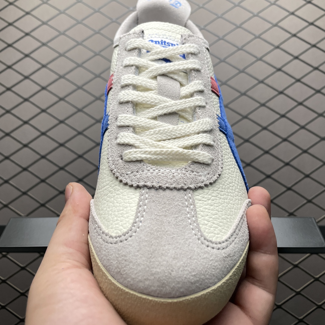 Onitsuka Tiger Mexico 66 Vintage White Directoire Blue Red（1183B391-100）