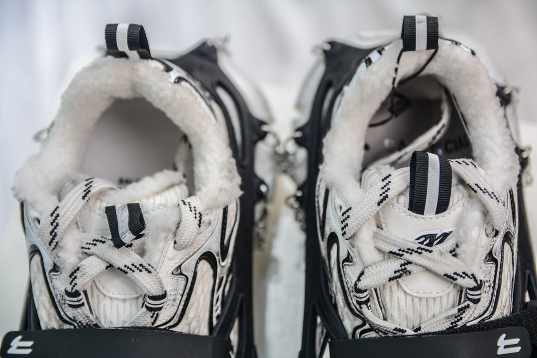 BALENCIAGA Skiwear 3XL Ski Sneaker Mesh and Polyurethane "White/Black"（766034W3XR39710）
