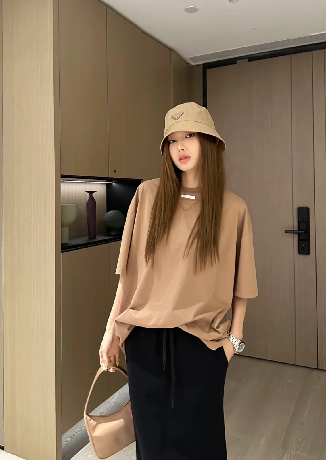 Prada Oversized T-Shirt（3558A-12ZB-F0065-S-211）