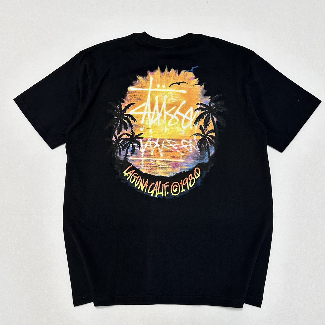 【SALE】Stussy Sunset Tee "white"（1905062-1）