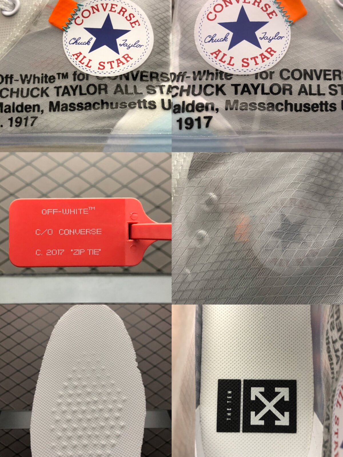 Converse Chuck Taylor All Star Vulcanized Hi Off-White（OFF WHITE x CONVERSE-1）