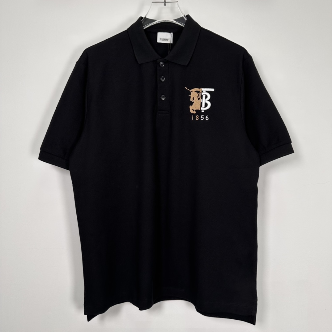 Burberry War horse knight embroidered logo T-shirt（8025775）
