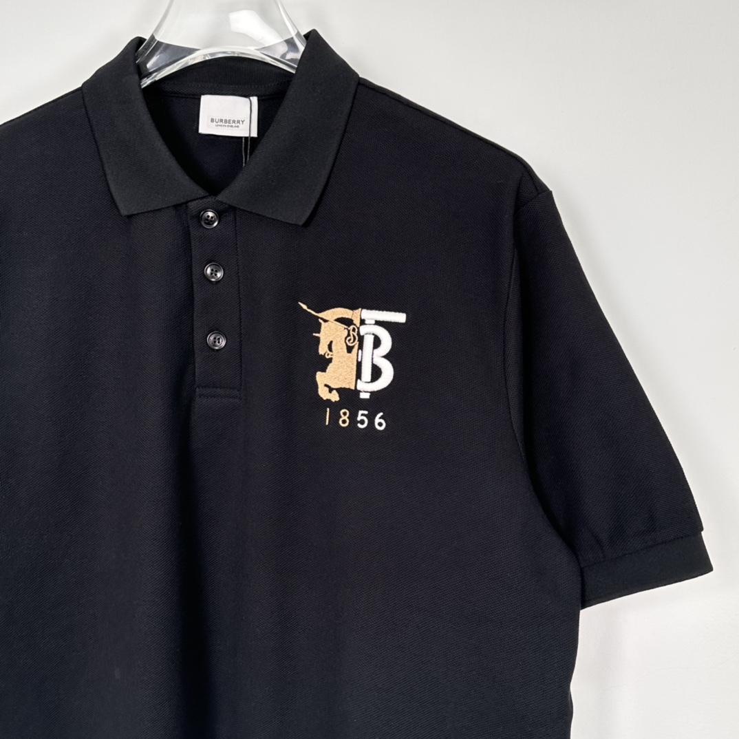 Burberry War horse knight embroidered logo T-shirt（8025775）