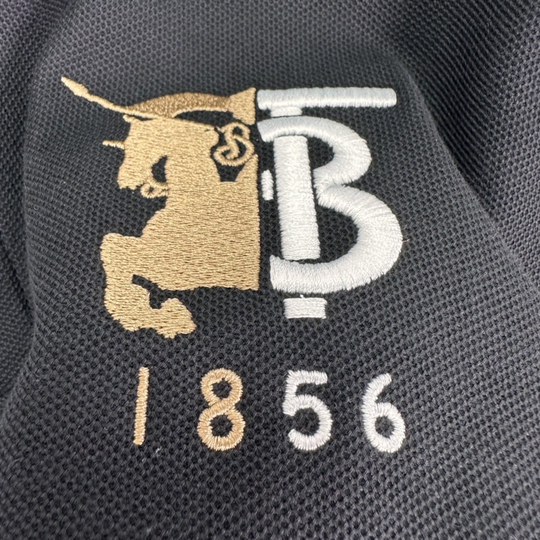 Burberry War horse knight embroidered logo T-shirt（8025775）