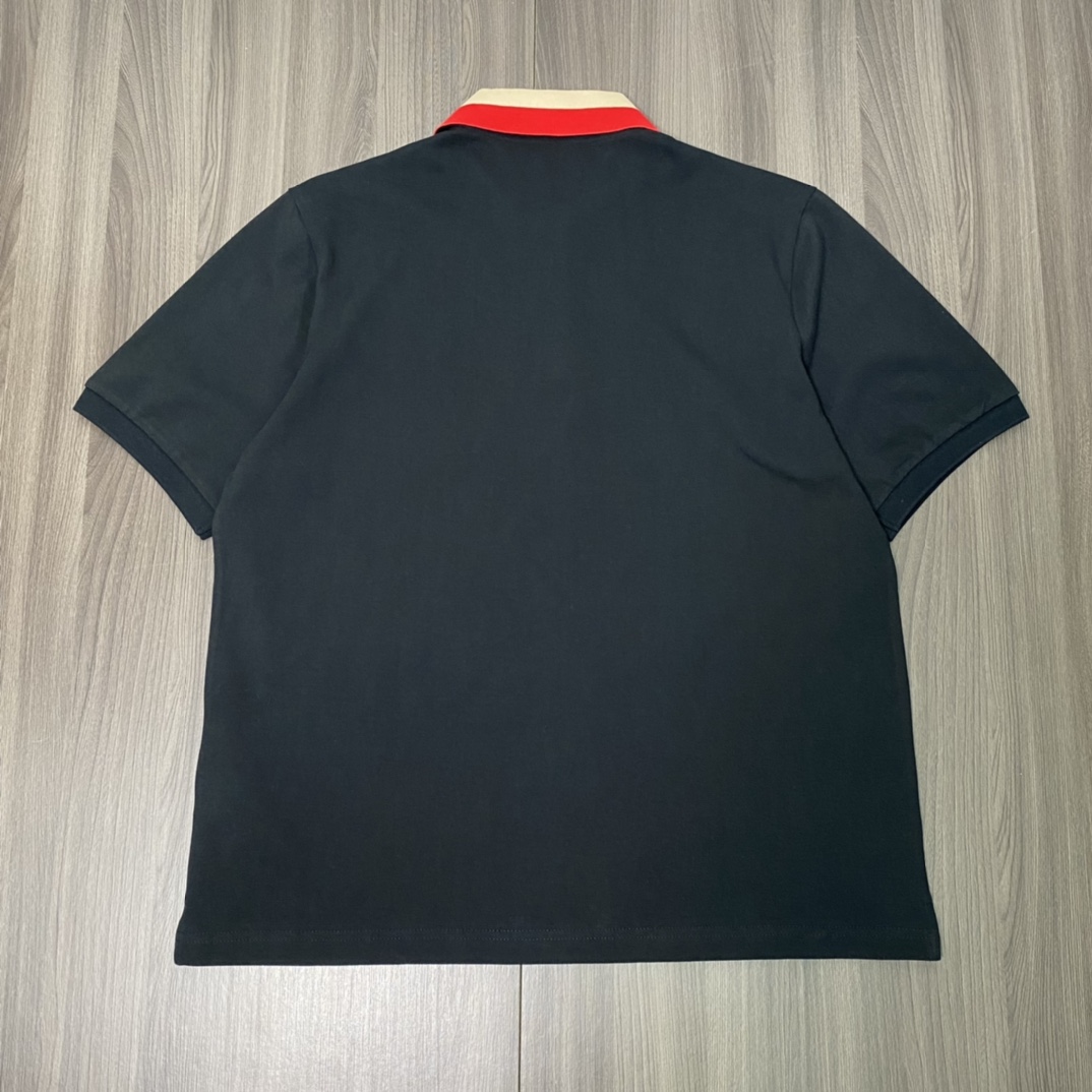 Burberry Letter casual polo neck T-shirt（80392651 ）