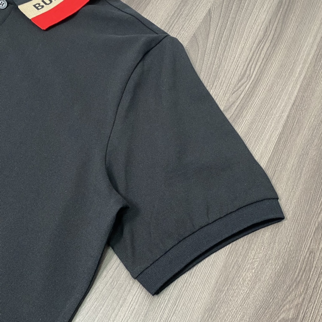 Burberry Letter casual polo neck T-shirt（80392651 ）