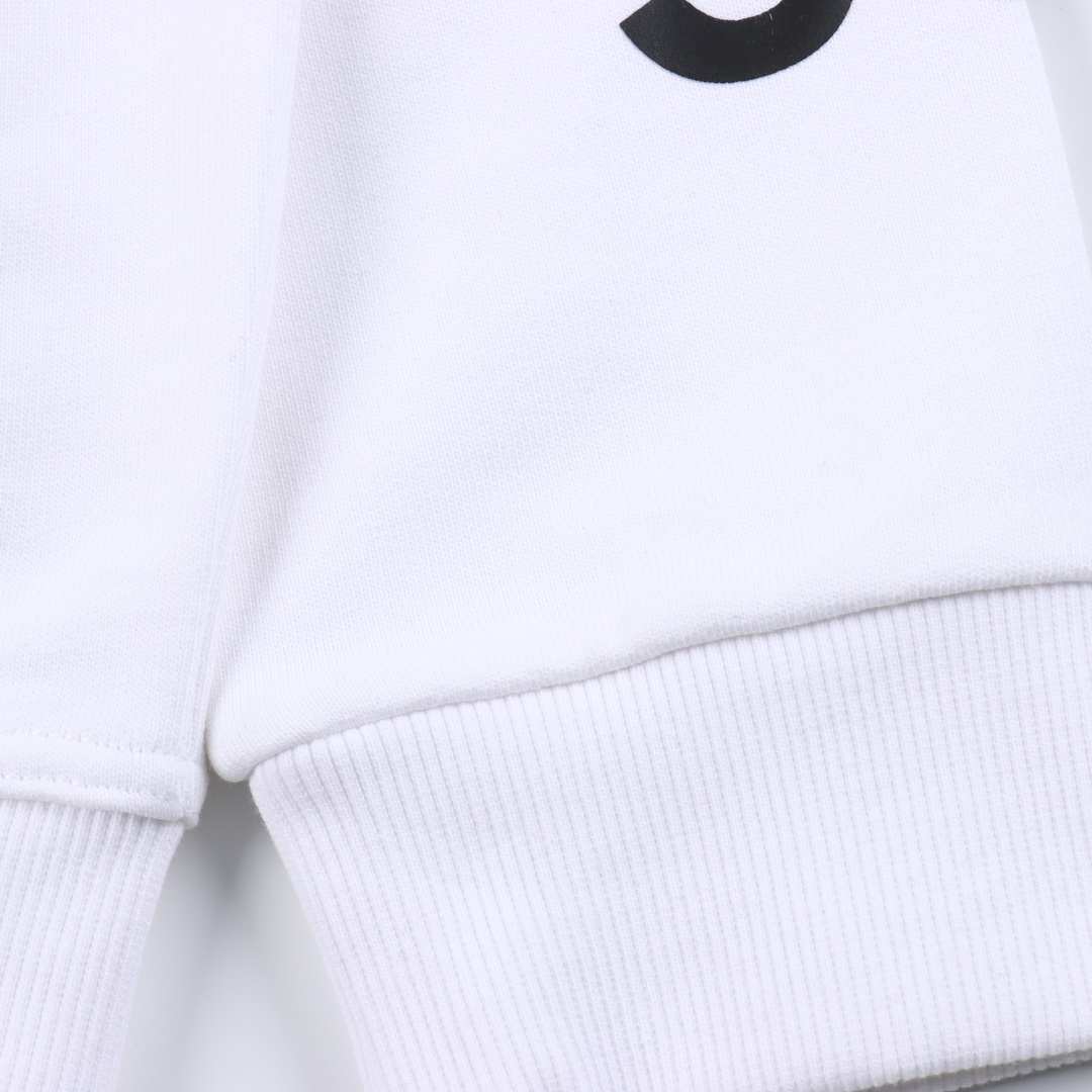 Burberry SS22 Horseferry letter print hooded sweatshirt "White"（80487491）