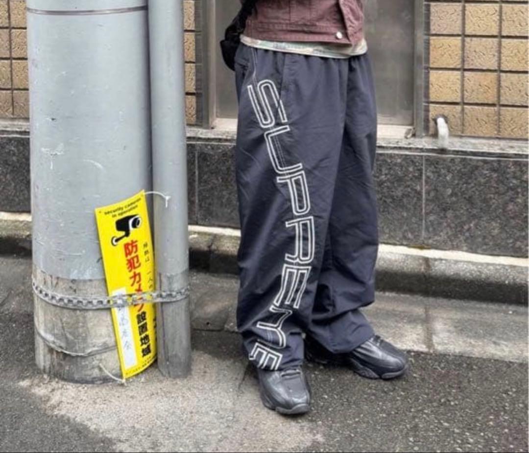 supreme Spellout Embroidered Track Pant - メルカリ