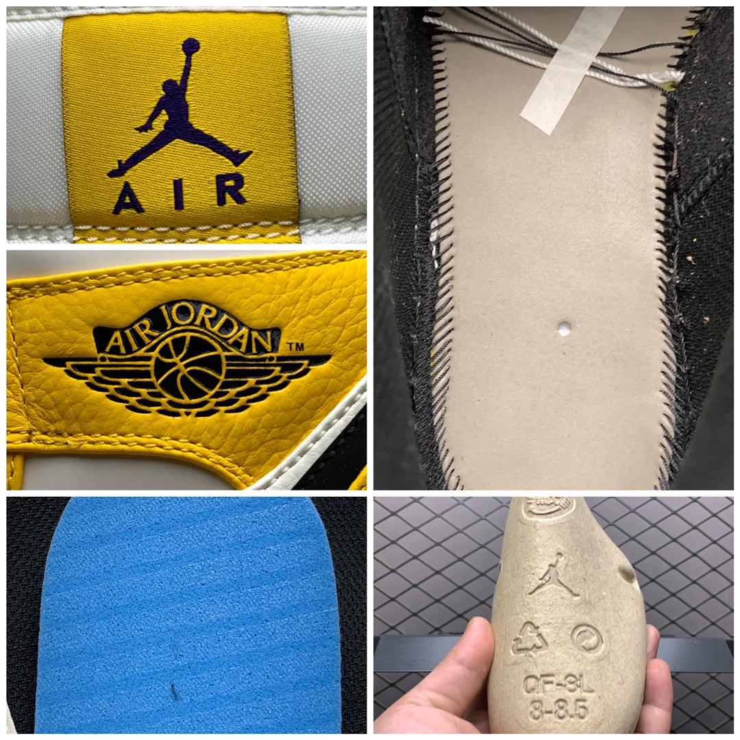 Nike Air Jordan 1 Mid "Lakers"(852542-700)