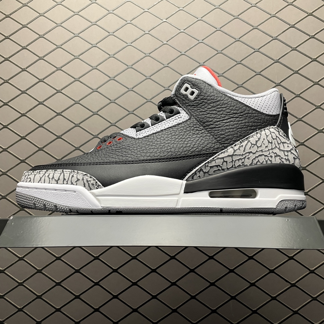 Nike Air Jordan 3 Retro OG Black Cement（854262-001）