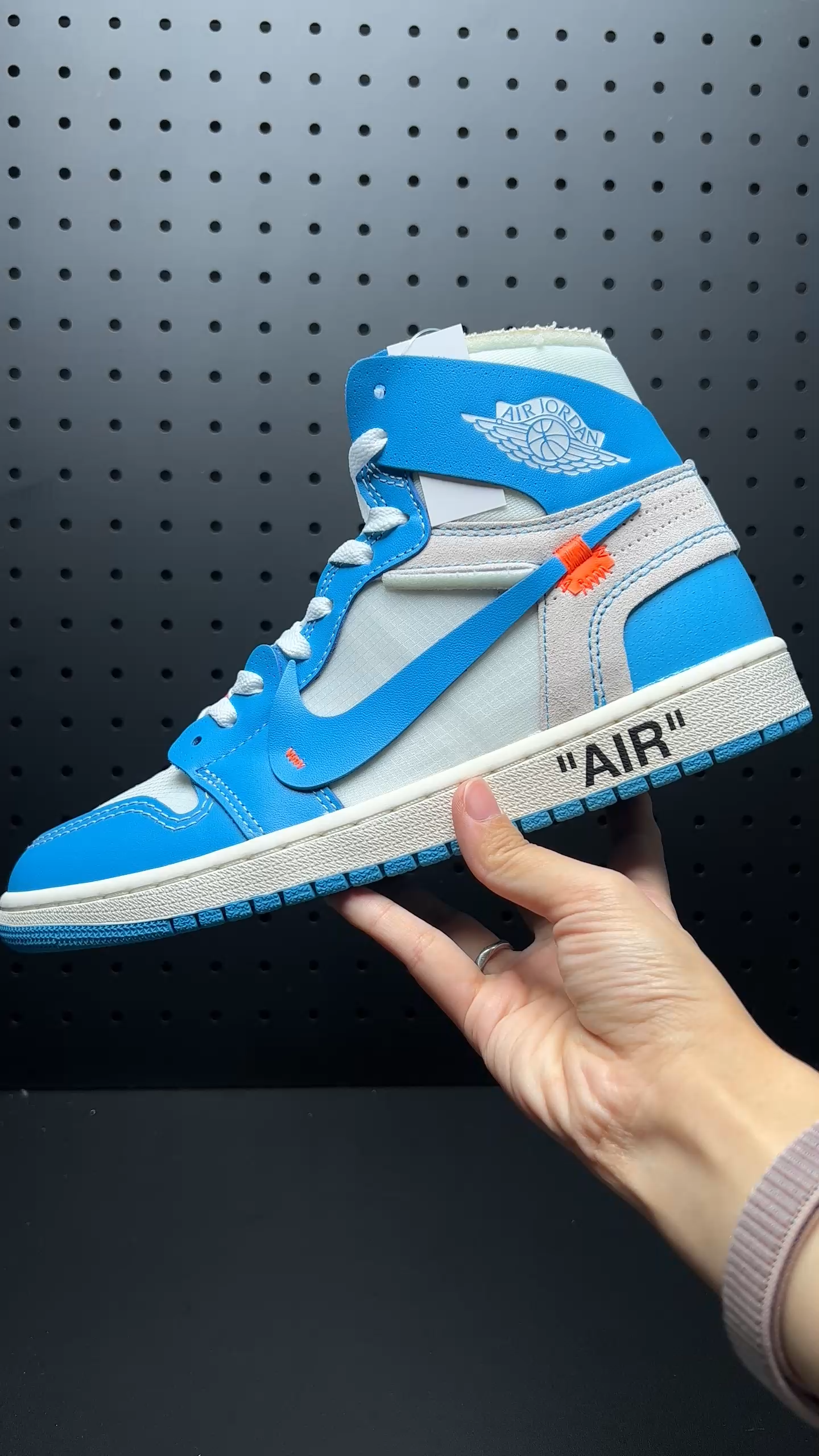 LJR】Off-White × Nike Air Jordan 1 High UNC LJR】Off-White × Nike Air Jordan 1 High UNC