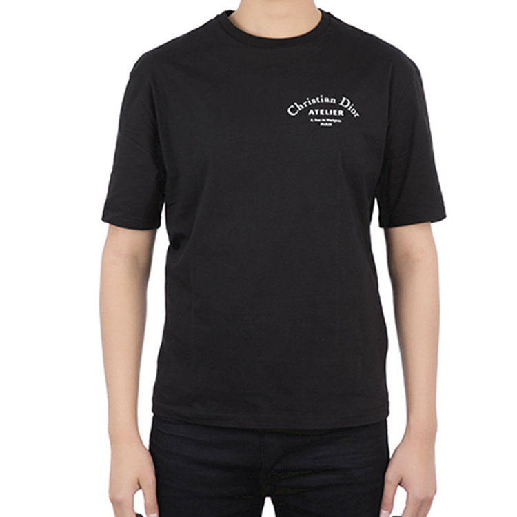DIOR Christian DIOR Atelier Logo Crewneck Unisex Black ...