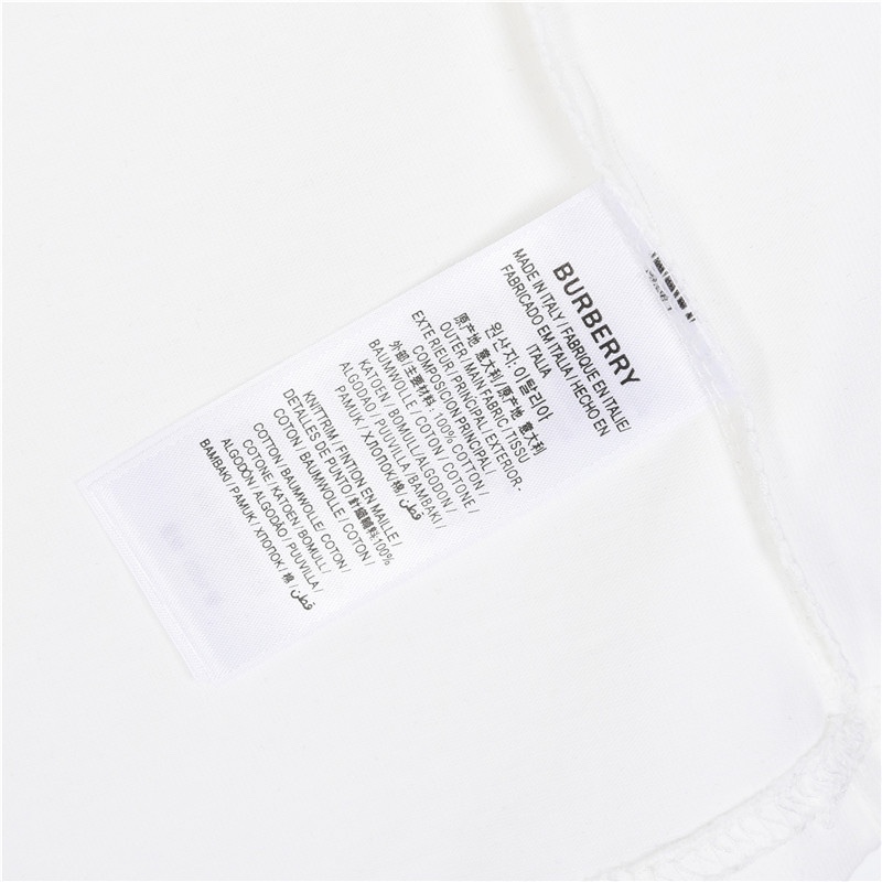 Burberry Men's Label Applique Cotton Oversized T-shirt (80570991）
