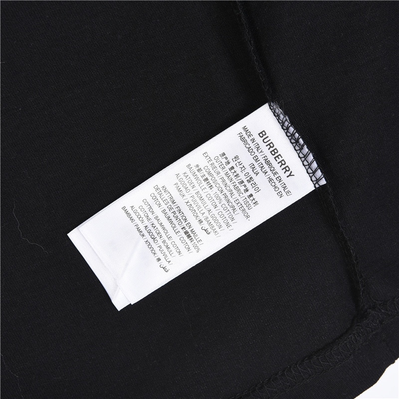 Burberry Men's Label Applique Cotton Oversized T-shirt (80575291）