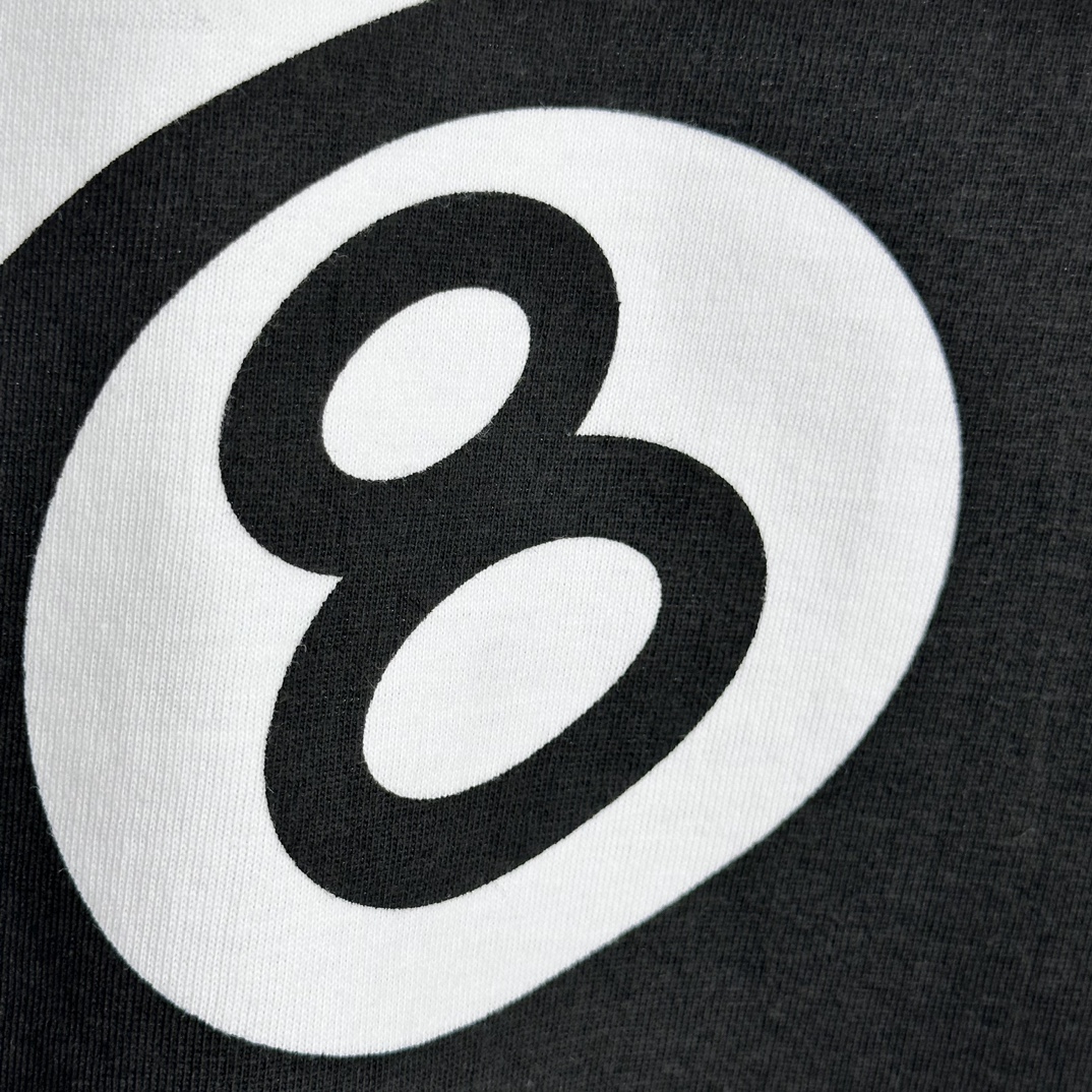 Stussy 8 Ball Pigment Dyed T-Shirt ''white'（1905022）