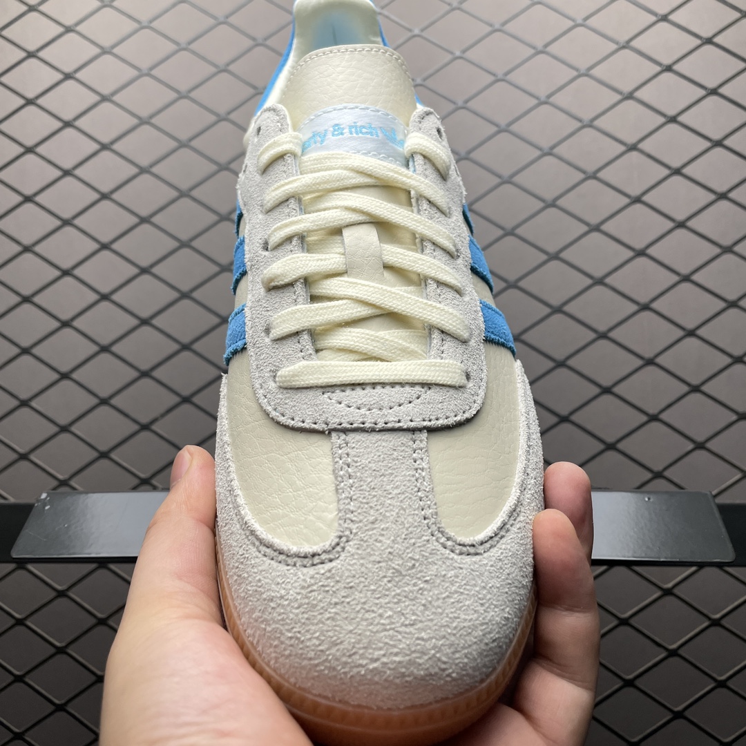 Sporty & Rich × adidas Samba OG "Cream White"（IE7096）