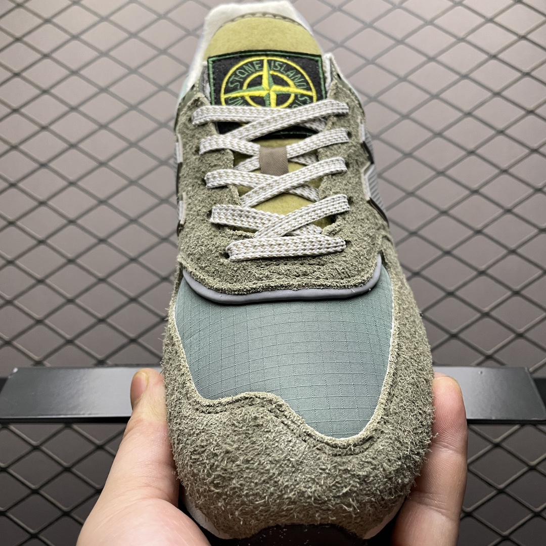 Stone Island × New Balance 574 Legacy "Green"(U574LGST)