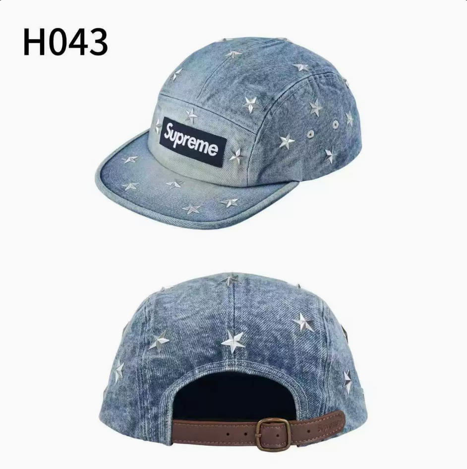 SUPREME Star Stud Denim Camp Cap(全2色)（sup-2026-6-27）
