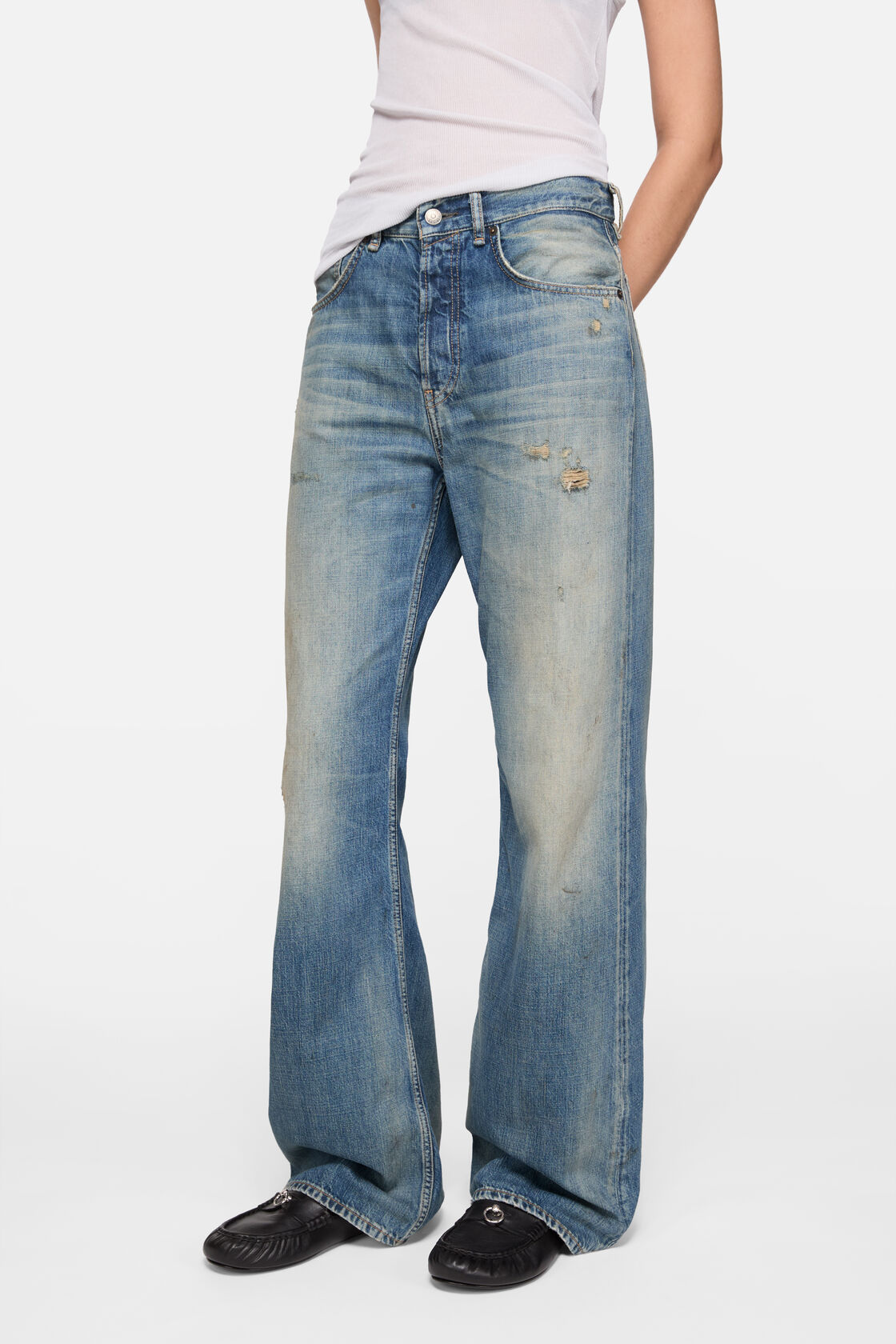 Acne Studios - Regular fit jeans - 2021 - Mid Blue