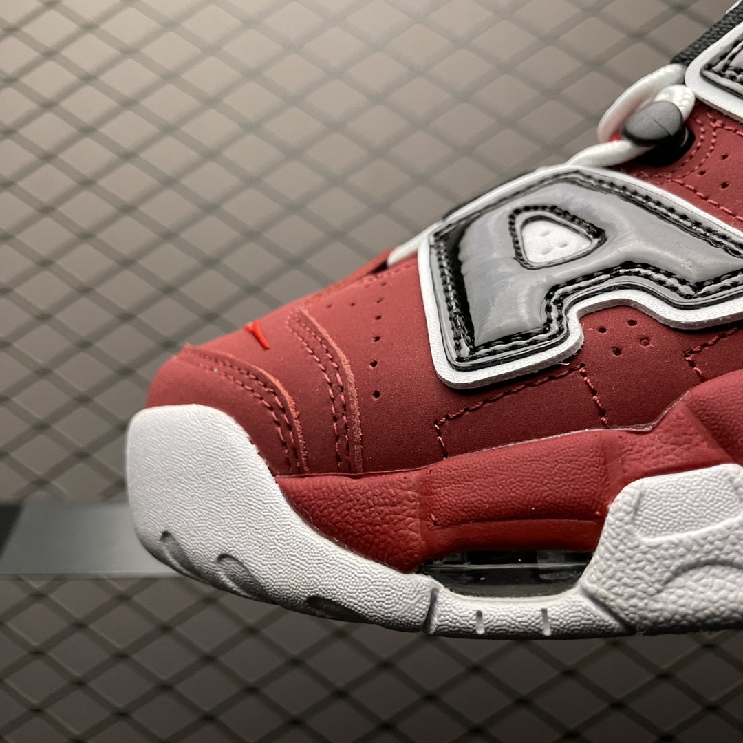 シュプリーム バスケットボールシューズ/Supreme × Nike Air More Uptempo "White/Red"(921948-600)