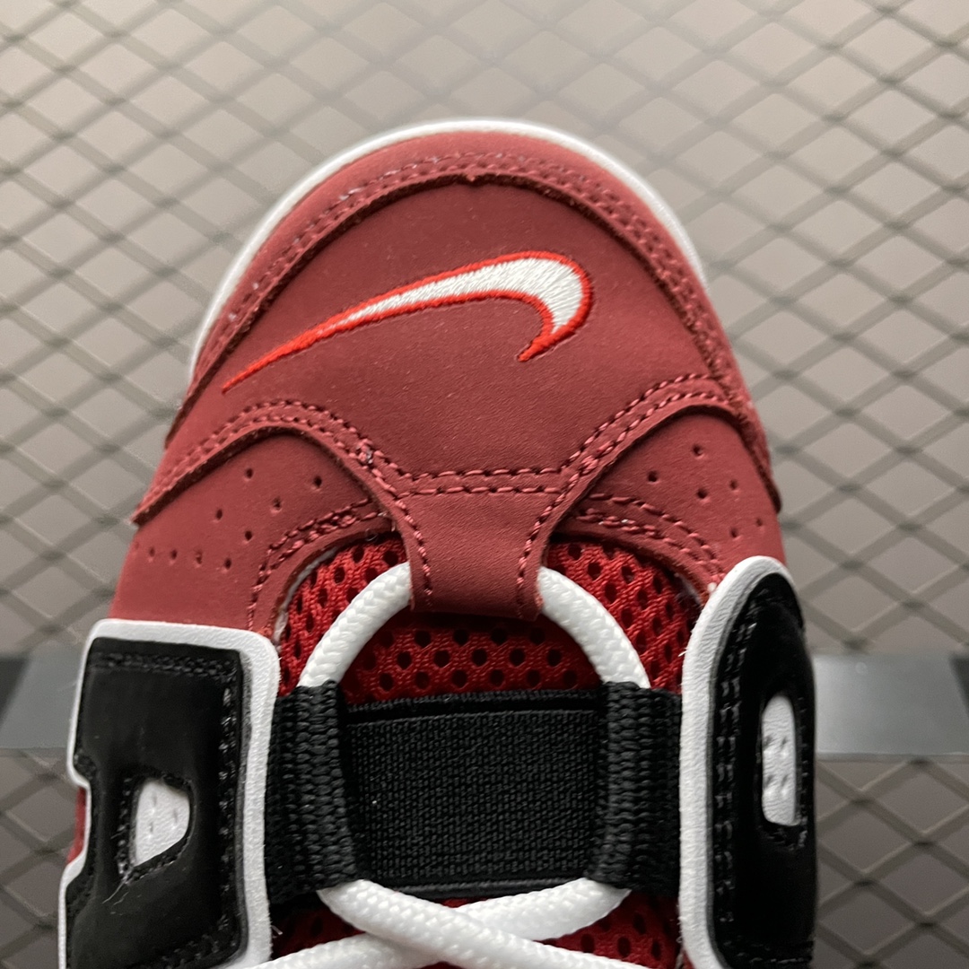 シュプリーム バスケットボールシューズ/Supreme × Nike Air More Uptempo "White/Red"(921948-600)