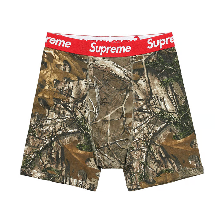 Supreme Hanes Realtree Boxer Briefs (2 Pack)（SUP-FW18-065）