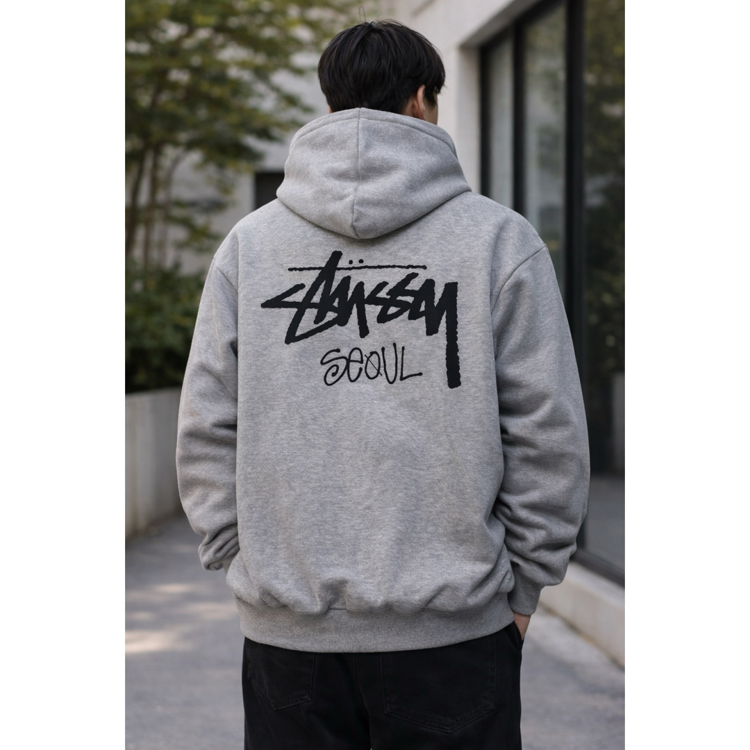 美品】ステューシー パーカー フーディー Stussy XLサイズ 中綿 ...