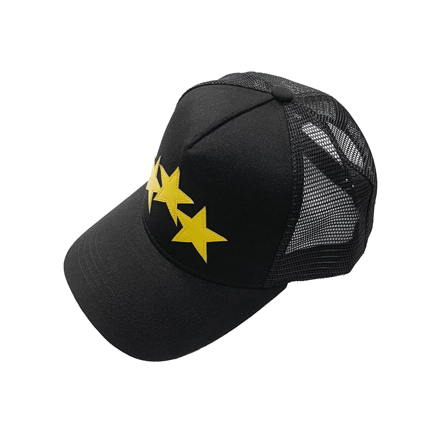 AMIRI Three Star Patch Hat（XMAH002BLACK）
