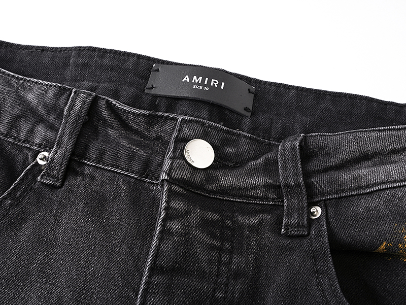 Amiri Men's Black Painter Skinny-Fit Jeans (AMDNSY1134）