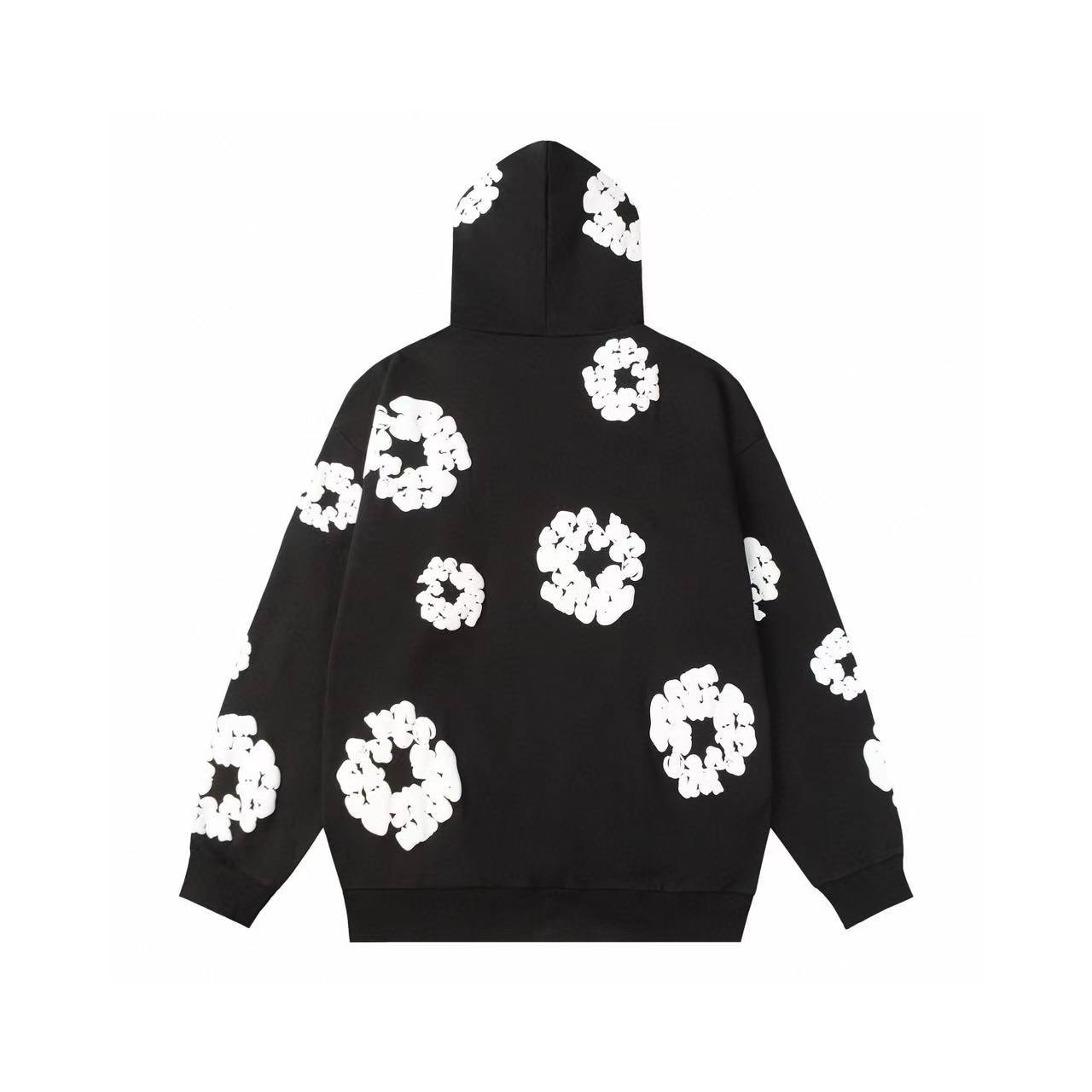 DENIM TEARS The Cotton Wreath Sweatshirt "Black"(301-010-30）