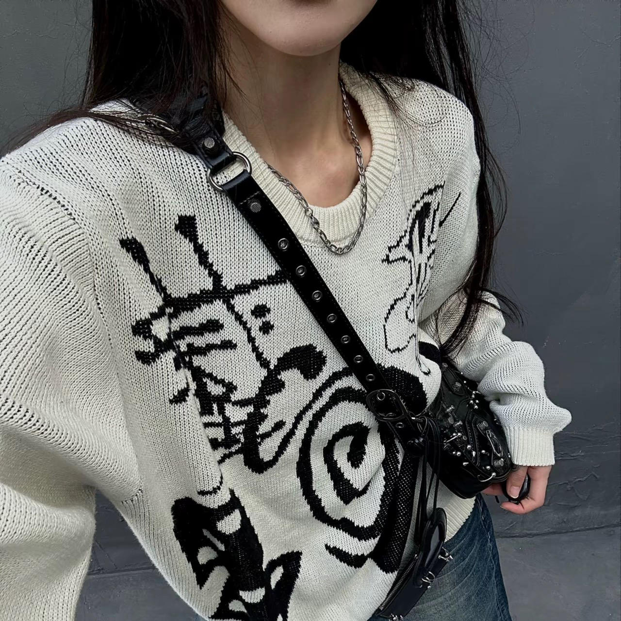 Stussy x Nike SS23 Logo graphic print knitted sweater Stussy x Nike SS23 Logo graphic print knitted sweater