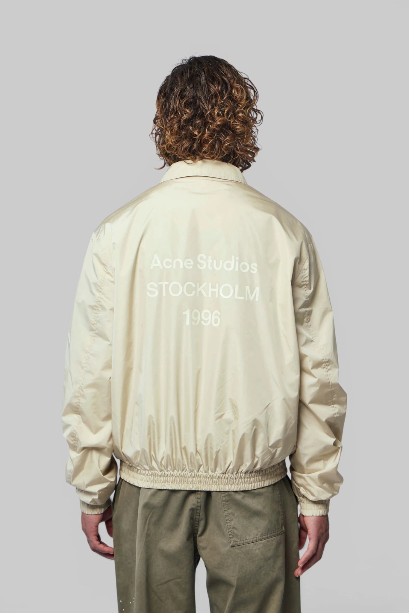 Acne Studios Lightweight Nylon Jacket in Beige – LABELS
