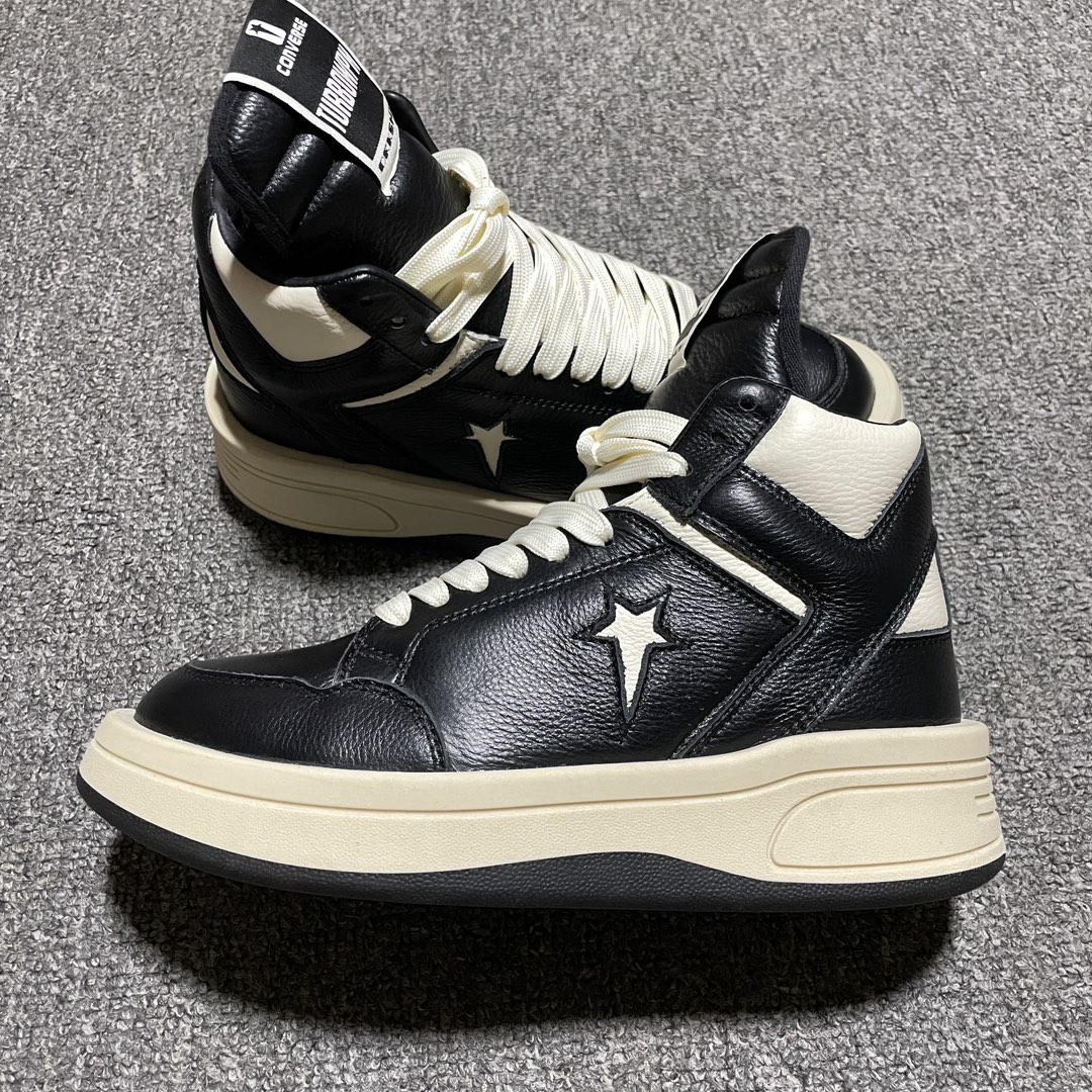 Converse TURBOWPN Mid Rick Owens DRKSHDW Oyster BLACK (A03945C)