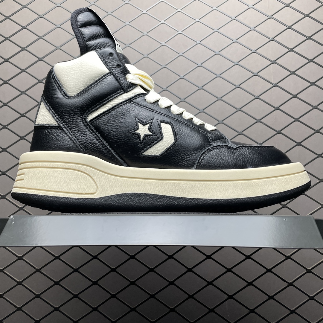 Converse TURBOWPN Mid Rick Owens DRKSHDW Oyster BLACK (A03945C)