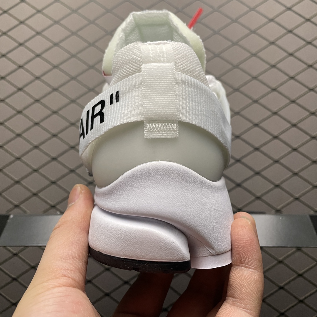 Off-White × Nike Air Presto "White/Black/Cone"(AA3830-100)