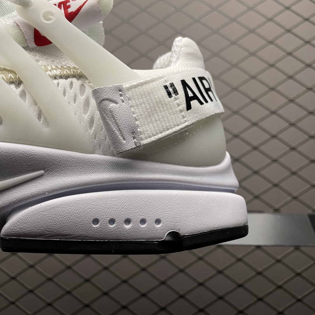 Off-White × Nike Air Presto "White/Black/Cone"(AA3830-100)