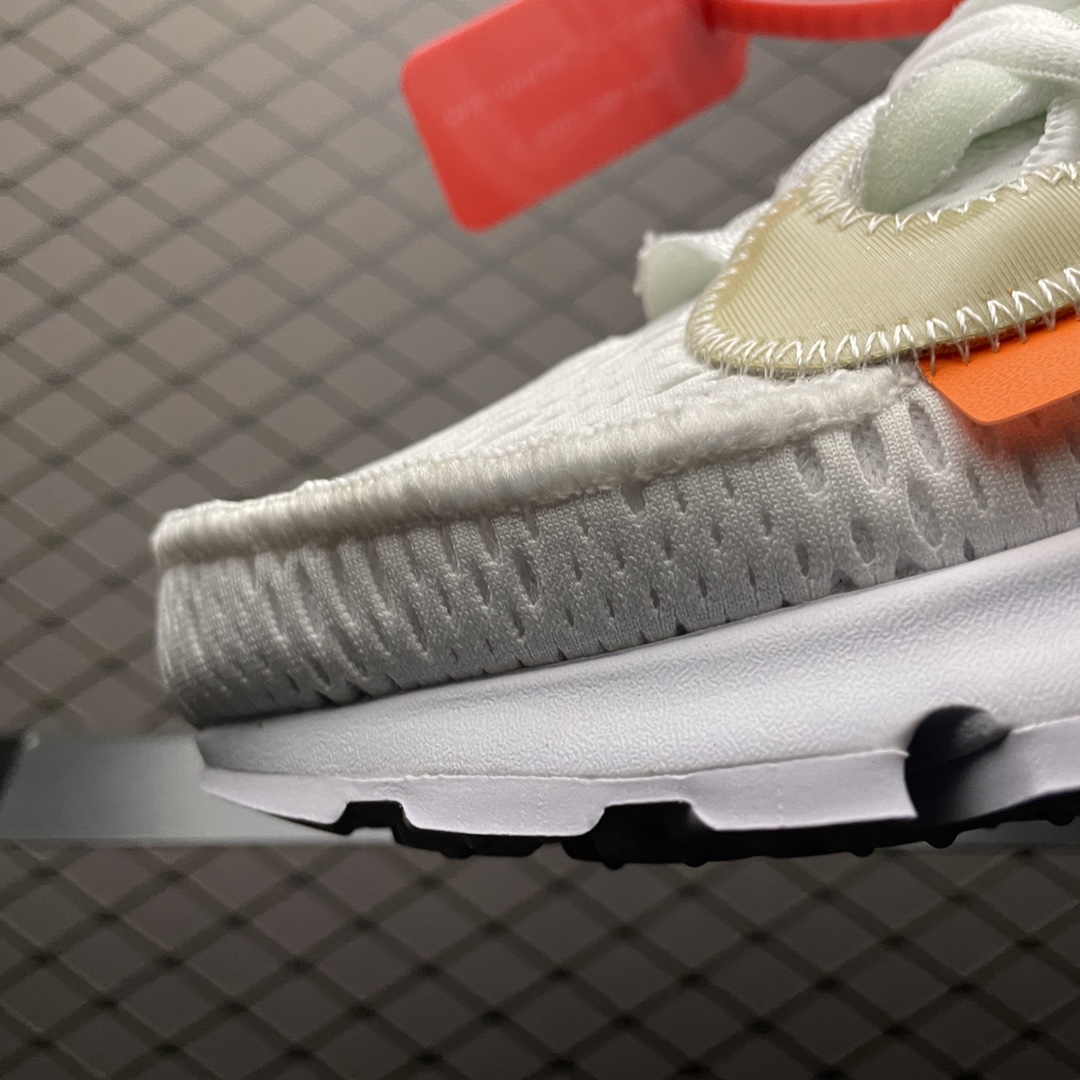 Off-White × Nike Air Presto "White/Black/Cone"(AA3830-100)