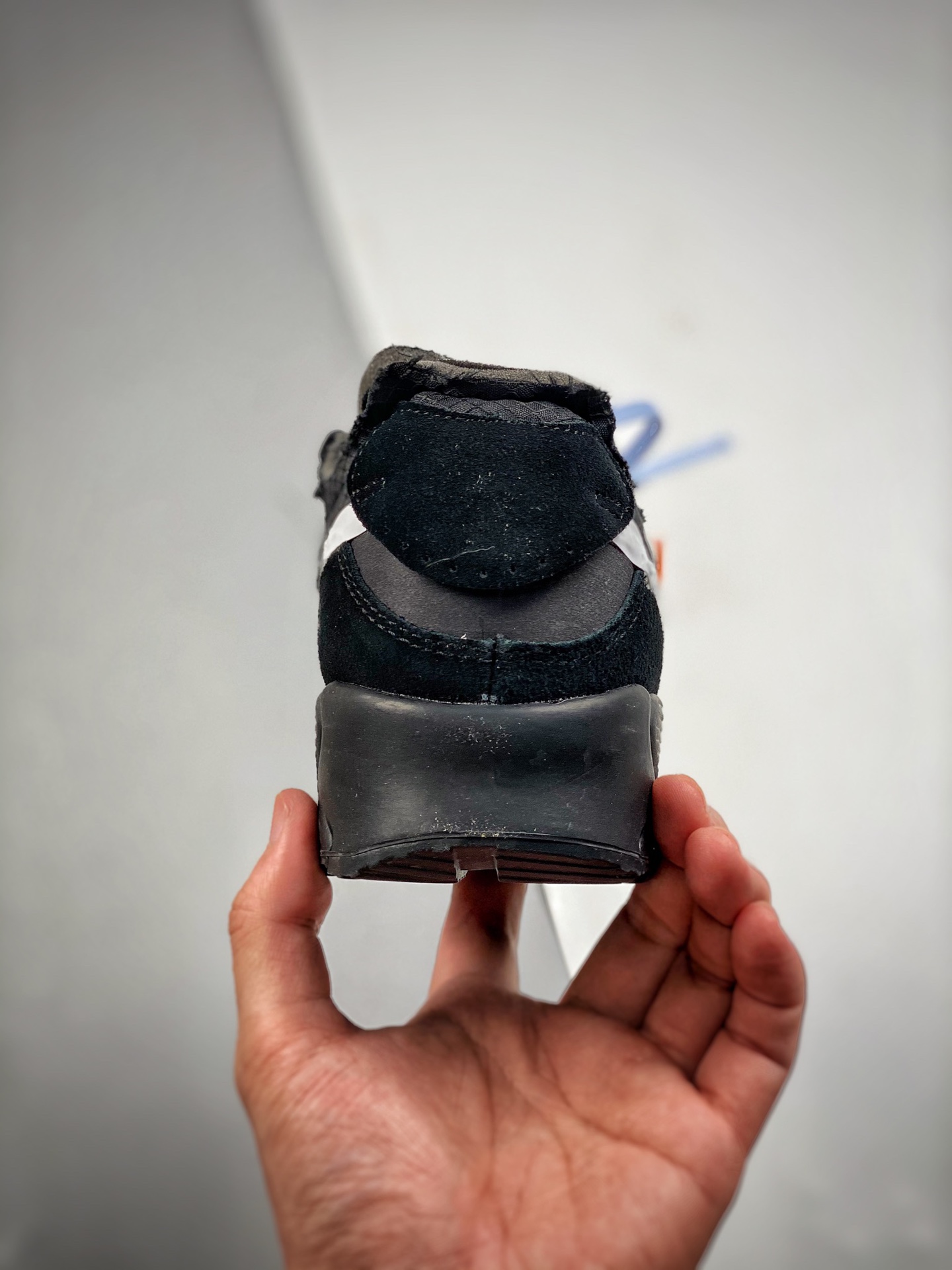 OFF-WHITE × NIKE AIR MAX 90 BLACK/CORN（AA7293-001）